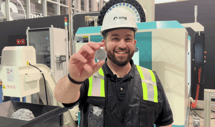 Built Virtually Cut Perfectly Digital Twin Siemens Ind X CNC Coin Machine 721